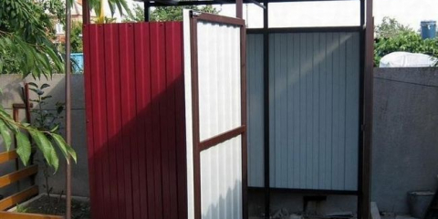 Sprcha udělej si sám z profilové trubky: výkresy, postup montáže